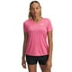 thumbnail image 1 of Camiseta Under Armour Tech Twist con cuello en V Super Pink S para mujer, 1 of 2