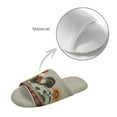 thumbnail image 5 of Xoenoiee Rooster Chicken Sunflower Print Slippers for Women Men Memory Foam House Bedroom Open Toe Slides Sandals Shoes Comfy Trendy Indoor Shoes Anti-Skid Sole, 6-7 Women/ 5-6 Men, 5 of 7