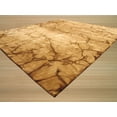thumbnail image 2 of Handmade Wool Brown Contemporary Abstract Dip Dyed Rug, 2 of 3