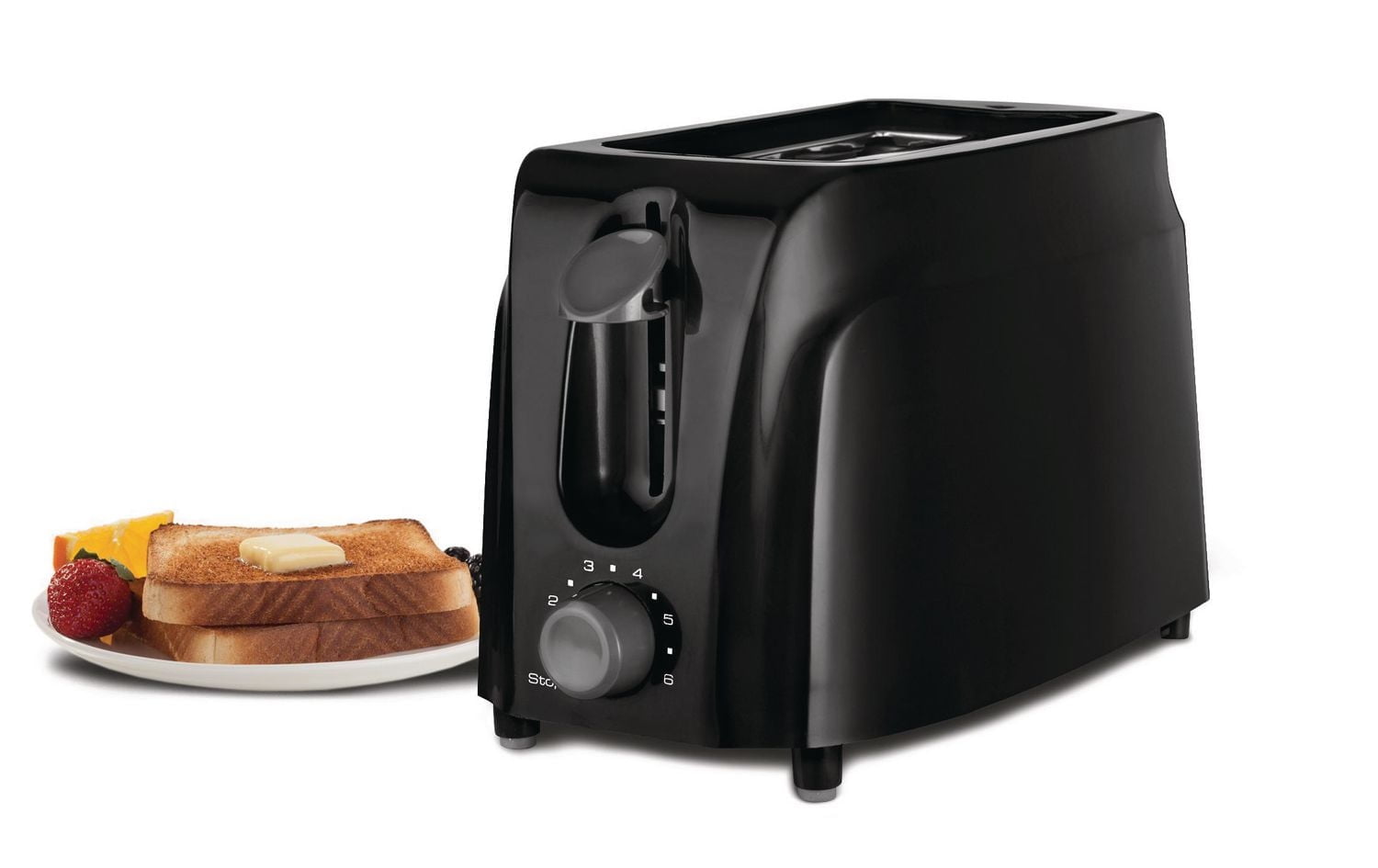 Brentwood Cool Touch 2-Slice Toaster, Black