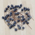 thumbnail image 4 of 50pcs Blue Fruit Berry Holly Flor artificial Pick Christmas DIY Decoración para el hogar Adorno (12 mm), 4 of 7