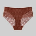 thumbnail image 2 of COMVALUE Cheeky Underwear for Women Lace No Show Bikini Soft Breathe Seamless Panties (Coffee, S), 2 of 9