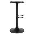 thumbnail image 6 of Merrick Lane Retro Style Height Adjustable Barstool with Footrest in Black, 6 of 11