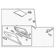 Genuine OE Ford Glove Box Assembly - GJ5Z-78060T10-AD Fits select: 2017-2019 FORD ESCAPE