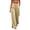 Khaki, variant on Gytharion Women's Wide Leg Yoga Sweatpants Solid Color High Waist Elastic Drawstring Loose Split Joggers Casual Track Pants with Pockets