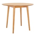 thumbnail image 6 of SAFAVIEH Lovell Transitional Folding Round Dining Table, Light Oak (35 in. W x 35 in. D x 29 in. H/35 in. W x 19.39 in. D x 29.13 in. H), 6 of 12