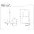 thumbnail image 2 of Kingston Brass NuWave French 4" Centerset Bar Faucet, Brushed Nickel, 2 of 2
