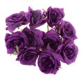 thumbnail image 1 of Rosa Artificial Sola Cara Flor Diy Boda Pelo Clip Púrpura Sunnimix la flor de DIY, 1 of 7