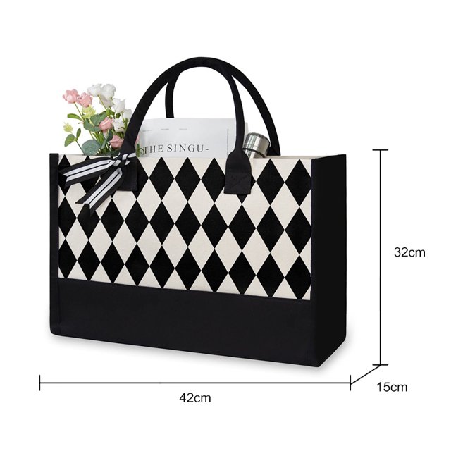 Bolsa de hombro de moda Likrtyny patrón a cuadros