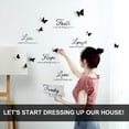 thumbnail image 4 of 6 piezas Faith Hope Love Laugh Family Live calcomanía de pared calcomanía motivacional calcomanía de pared con 12 piezas 3D mariposa calcomanía inspirador cita pegatinas para decoración del hogar ofic Namotu CZJJ-ST48, 4 of 7