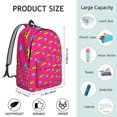 thumbnail image 5 of Spacious Backpack with Delicious Pizza Party Print, Great for Students, 5 of 5
