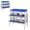 Blue, variant on QinaQin 6/8/10-Compartment Chicken Laying Boxes with Support Legs, These Boxes Protect Eggs and Are Easy To Clean and Install