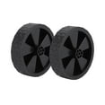 thumbnail image 1 of Colaxi 2 Pcs Roues de Chariot Roulettes de Voyage Personnel pour Utilitaire Chariot Pliant Portable Pièce de Rechange Roue de Valise, 5 Pouces 151g, 1 of 8