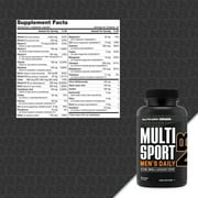 NutraBio MultiSport for Men Multivitamin with 33 Essential Vitamins, Minerals & Micronutrients - 120 Capsules