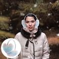 thumbnail image 2 of MasteelfCA Cache-Oreilles en Peluche Chauds d'Hiver en Forme de Cœur pour Femmes Filles, 2 of 8