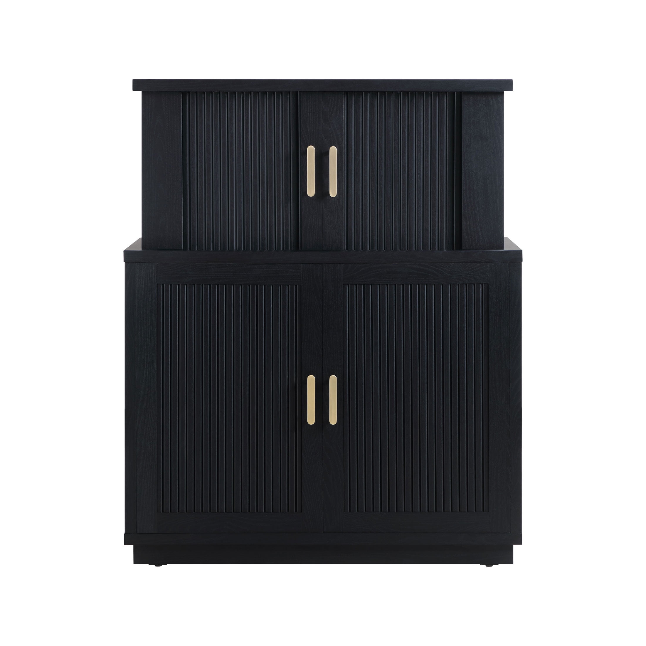 Beautiful Drew Bar Cabinet by Drew Barrymore, Black Finish