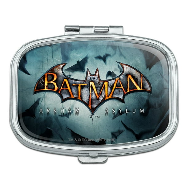 Batman Arkham Asylum Video Game Logo Rectangle Pill Case Trinket Gift Box -  