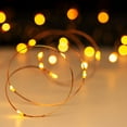 thumbnail image 2 of Coolmade Set of 2 Fairy String Lights Battery Operated -16.5ft 50 LEDs Twinkle Firefly Lights with Timer Remote Control - Copper Wire- Warm White, 2 of 7