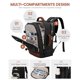 thumbnail image 5 of Mochila de viaje LOVEVOOK Carry On de 40 litros para portátil de 17 pulgadas para mujeres y hombres, 5 of 9