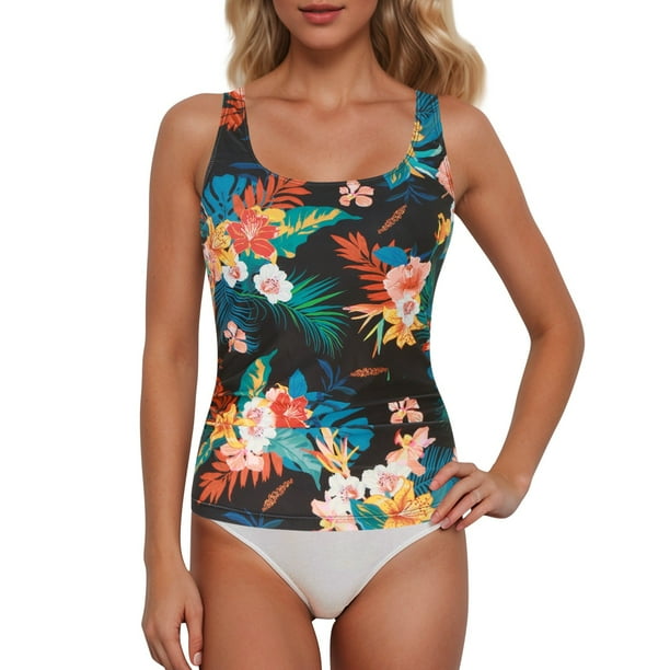 MKLEKYY Trajes De Baño Mujer Completo Women Lace Up Swimwear Tops Underwire Full Coverage Bikini Top Push Up Swim Crop Top Tie Back Bathing Suit Tops