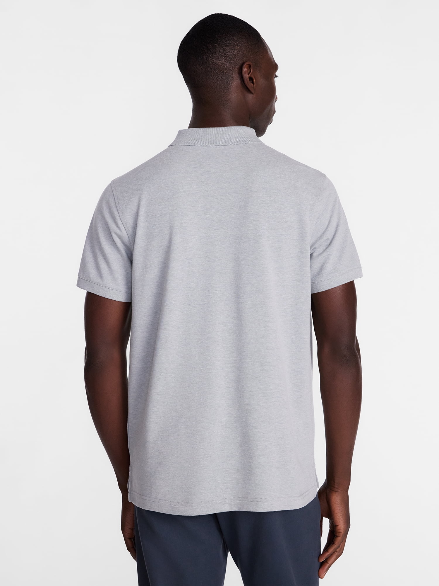 George Men's and Big Men's Classic Fit Pique Polo with Short Sleeves, Sizes XS-3XL, LT-4XLT, 2XB-6XB