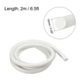 thumbnail image 2 of Uxcell Silicone Foam Seal Strip Sponge Rubber Cord Solid, White 14mm x 2m, 2 of 2