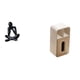 thumbnail image 1 of Escultura abstracta, figura decorativa, adorno de escritorio coleccionable, estatua moderna, caja de servilletas, dispensador de pañuelos faciales, re, 1 of 8