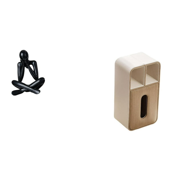 Escultura Abstracta, Figura Decorativa, Adorno De Escritorio Coleccionable, Estatua Moderna, Caja De Servilletas, Dispensador De Pañuelos Faciales, Caja De Pañuelos Rectangular Multiusos,