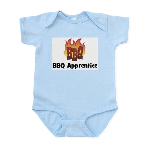 CafePress - BBQ Fire: BBQ Apprentice Infant Bodysuit - Baby Light Bodysuit, Size Newborn - 24 Months