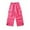 b-30Hot Pink10, variant on WEIGFI Child Toddler Boys Girl Fashion High Waist Flare Pants Casual Long Pants Jeans Cargo Pants Trousers Relaxed Fit Solid Color Slacks