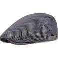 thumbnail image 1 of Boina de verano transpirable para hombre, boina de verano plana para mujer, sombrero de verano transpirable para hombre (cabeza 56-60 cm) gris oscuro JM MX-0135066FYD, 1 of 5