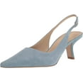 thumbnail image 1 of Sam Edelman Bianka Aspen Sky Slingback Kitten Heel Pointed Toe Fashion Pumps (Aspen Sky, 9), 1 of 6