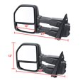 thumbnail image 3 of Fits 2015-2019 Ford F-150 Spec-D Tuning Exterior Towing Mirror RMX-F15015F3GH-P-FS 10 Inch Width x 12 Inch Height; Extends Up To 23 Inch; With Turn Signal Indicator; With Heated Glass, 3 of 11