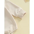 thumbnail image 6 of Bagilaanoe Newborn Baby Girl Boy Oversized Romper Sweatshirt Long Sleeve Bodysuits Letter Print Pullover 6M 12M 18M 24M Infant Casual Tee Tops, 6 of 8