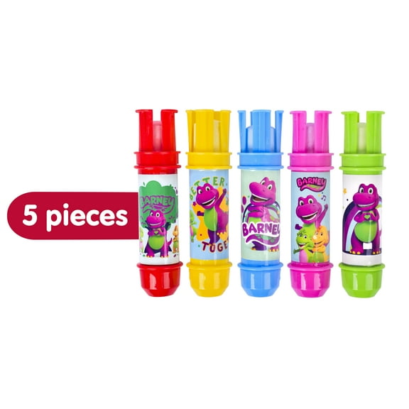 Barney, Sidewalk Chalk and Holders, 5-pack, Children Ages 3 and up