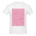 thumbnail image 4 of Bingfone Glitter Pink Men'S Loose Fit Short-Sleeve Pocket T-Shirt, 4 of 7