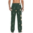 thumbnail image 4 of FORMRS Mens Pajama Pants with Pockets Sleepwear Lounge Bottoms Sizes S-2XL, Pink Christmas Trees, 4 of 7