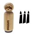 thumbnail image 1 of Birthday Candle Trio Solid Rubber Stamp for Scrapbooking Crafting Stamping - Large 1-1/4 Inch, 1 of 7