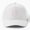 White, variant on Bow Name Circle Baseball Cap, Decorative Ribbon Frame Graphic Design, Classic Everyday Hat