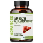 Advanced Liver Cleanse Detox & Repair and Gallbladder Supplement - 60 capsules