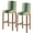 Khaki Deep Green, variant on Dark Purple Khaki Ombre Bar Stool Cover Set of 2, Modern Abstract Art Gradient Stretch Bar Chair Cover, Removable Washable Pub Counter Stool Chair Slipcover for Kitchen Dining Room Pub Cafe