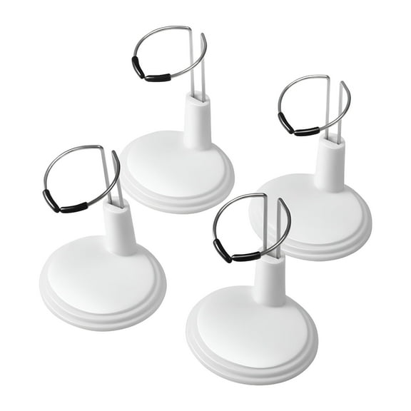 BESTSKY Doll Display Stand for Secure and Stable Doll Use Made of PVC 4 Pieces