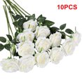 thumbnail image 3 of Innens 5-20Pcs Silk Roses Artificial Flowers Realistic Bouquet Home Decor Valentine Gift, 3 of 27