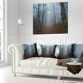 thumbnail image 3 of Designart Autumn Rainy Forest in Crimea - Landscape Photography Throw Pillow - 16x16, 3 of 5