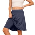 thumbnail image 1 of HXWCHs Tutu Dress European Style A Line Skirt with Built In Shorts Two Layer Design for Summer Season Navy 8-9 Years, 1 of 3