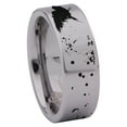 thumbnail image 3 of Raven Tungsten Carbide Ring, 3 of 9