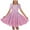 Pink, variant on Feancey Trendy Dresses for Girls Colorful Print Flowy A-Line Dress Toddler Girl Short Sleeve Dance Dresses Pleated Casual High Waist Swing Dress Pink 11 Years