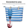 thumbnail image 4 of Sac Fourre-Tout en Toile avec Porte-Bouteille Isolé. Sac de Plage avec Compartiment Frais, 4 of 6