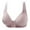 Purple, variant on CFLVAEK Front Closure Bras for Women Plus Size Wireless Bra Comfort Full Coverage Everyday Bralettes Breathable Supportive Bras for Large Bust Beige S