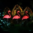 thumbnail image 2 of Bearachild Flamencos rosados claros enchufables de plástico solar para un patio brillante La batería incorporada de 600 mah dura toda la Iluminación y accesorios Paquete individual, 2 of 6